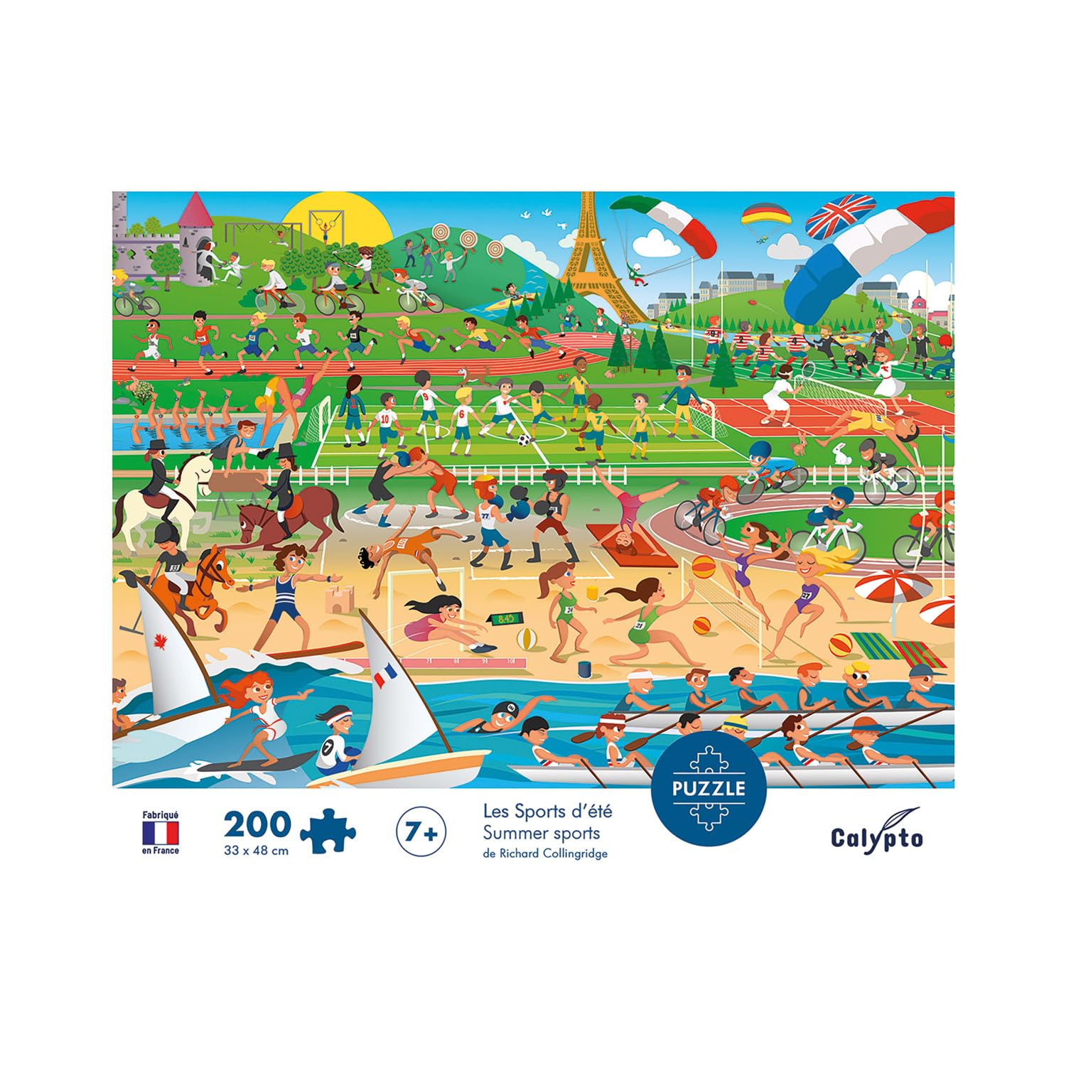 PUZZLE — Puzzle 200 pièces Les Sports d'Été – Image 3