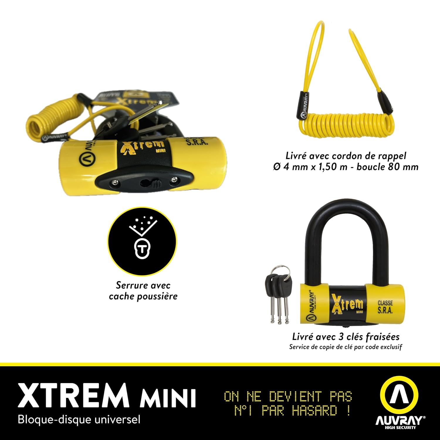 AUVRAY Block Disc Xtrem Mini — Antivol bloque-disque moto – Image 5