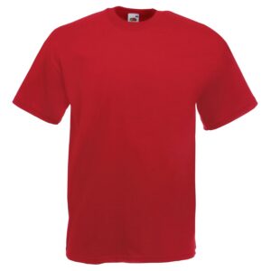 Fruit of the Loom T-Shirt de Baseball Classique à Manches Courtes pour Homme, Rouge Brique, XXL