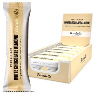 Barebells Barres De Protéines Sans Sucre Ajouté Haltères 55 G X 12 bars (White Chocolate Almond)