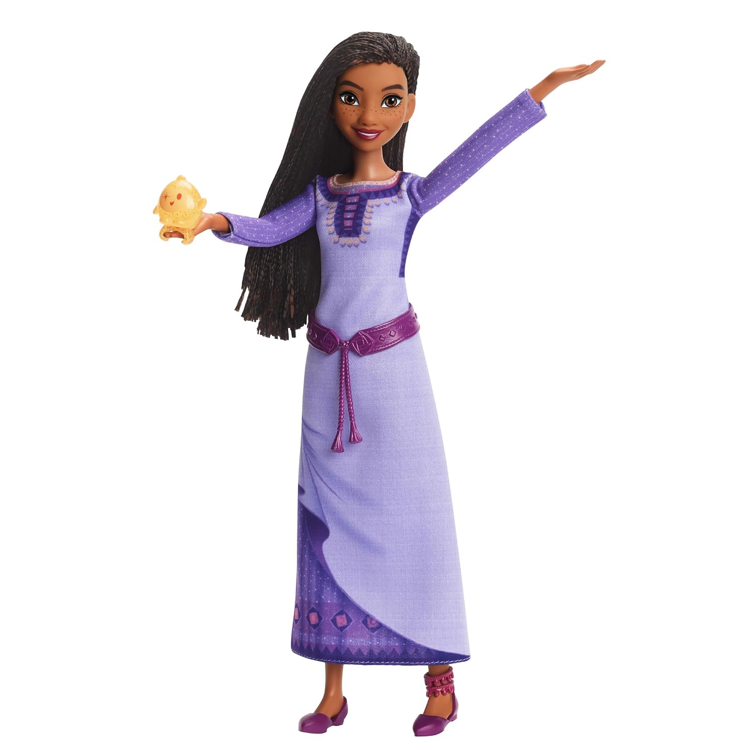 MATTEL Disney Wish — Poupée Asha chanteuse avec figurine Star – Image 4