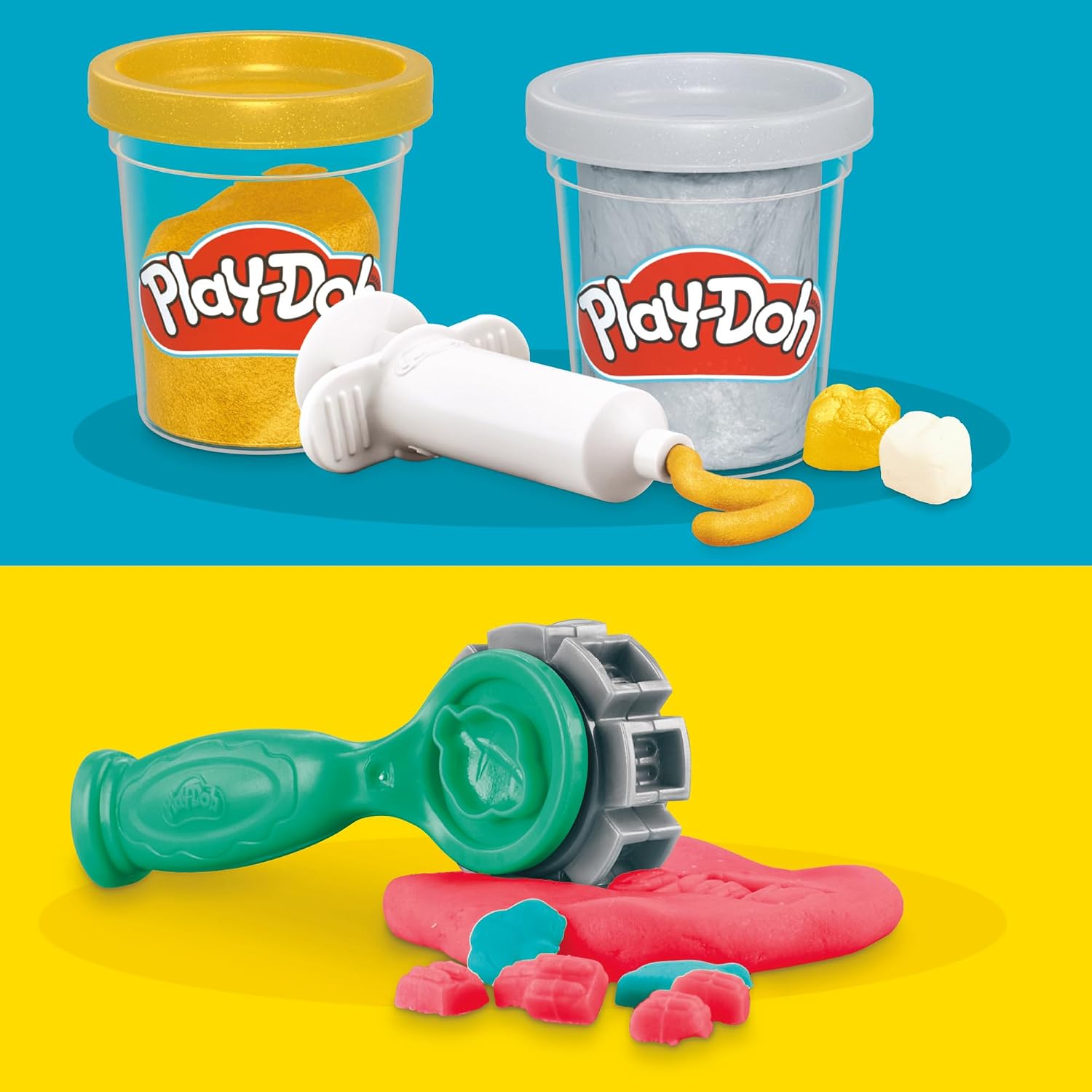 PLAY-DOH — Kit de Dentiste avec 8 Pots de Pâte à Modeler – Image 3