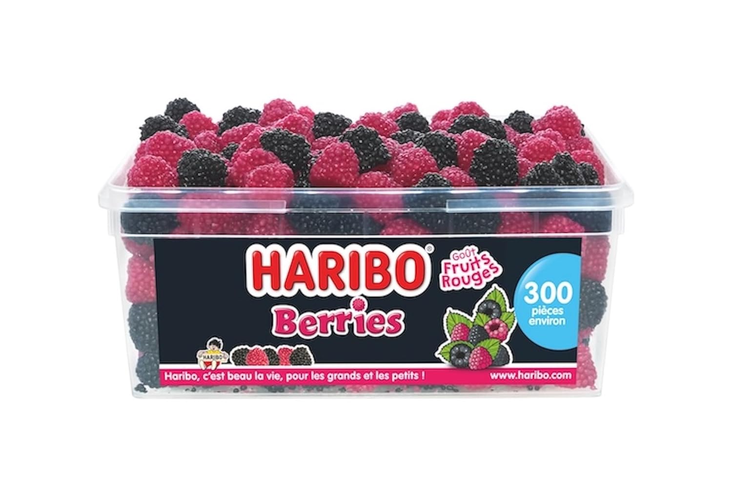 HARIBO Berries — Bonbons Fruits Rouges 300 bonbons