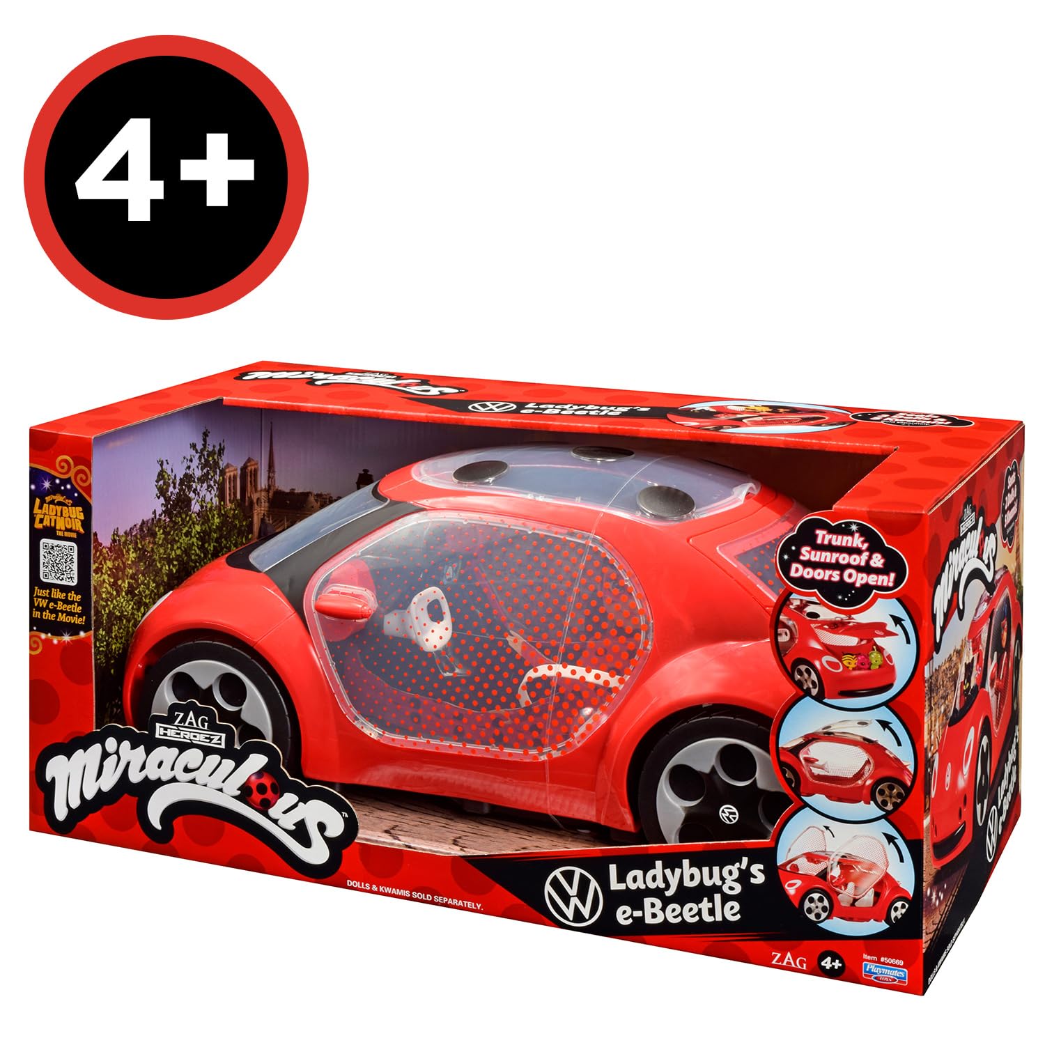 BANDAI — Voiture Volkswagen e-Beetle Ladybug Miraculous – Image 6