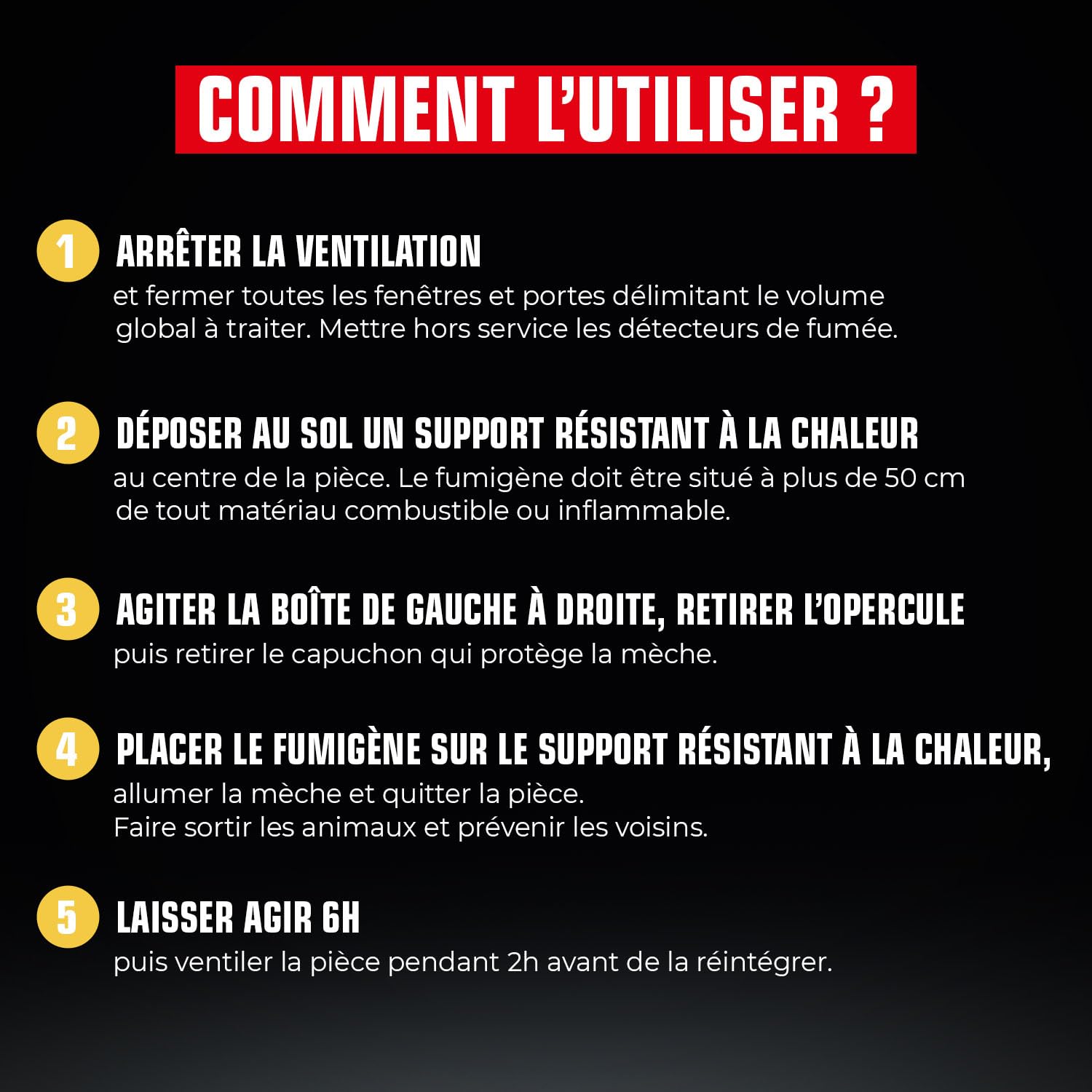 KAPO — Fumigène spécial infestation 60 g pour 130 m³ – Image 3