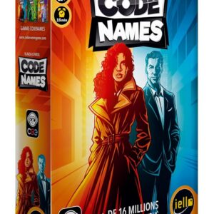 IELLO CODENAMES – Le jeu culte de déduction - Plébiscité par des milliers de joueurs ! Trouvez les bons mots et évitez l’assassin – Jeu de société addictif en équipe pour des soirées inoubliables - VF