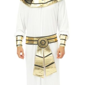 P'TIT CLOWN - 44453 - Costume Pharaon - Blanc - Adulte - S/M