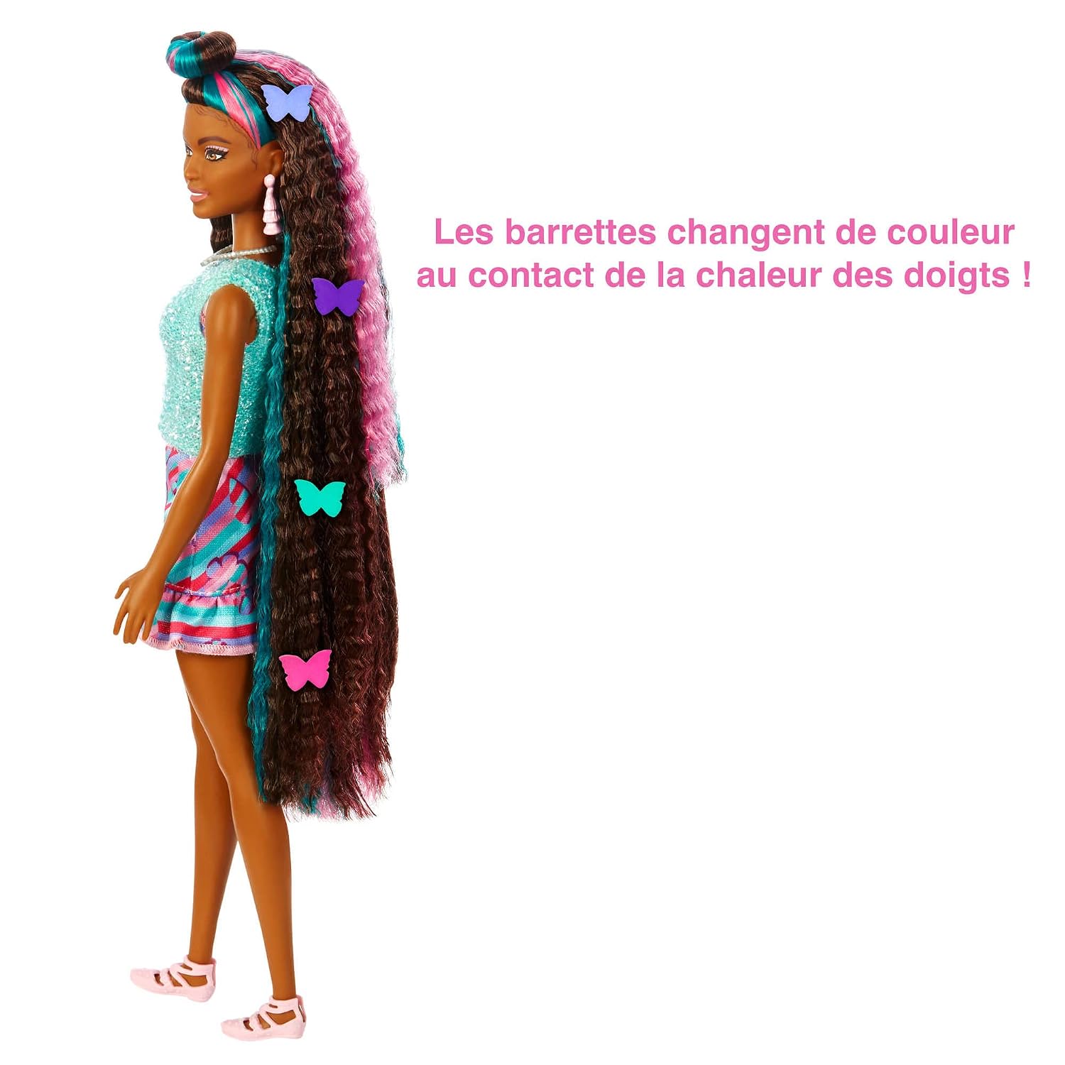 BARBIE — Poupée Ultra Chevelure thème Papillons – Image 4