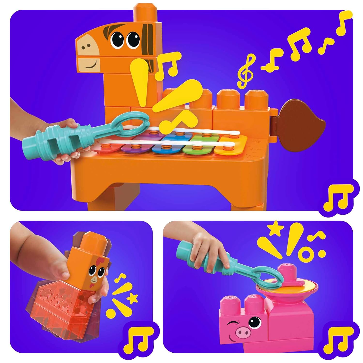 MEGA BLOKS — Coffret sensoriel Les Musiciens de la Ferme – Image 4