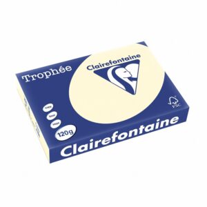 Clairefontaine 1242C Lot de 250 feuilles de papier Trophee A4 120 g/m² (Sable) (Import Allemagne)