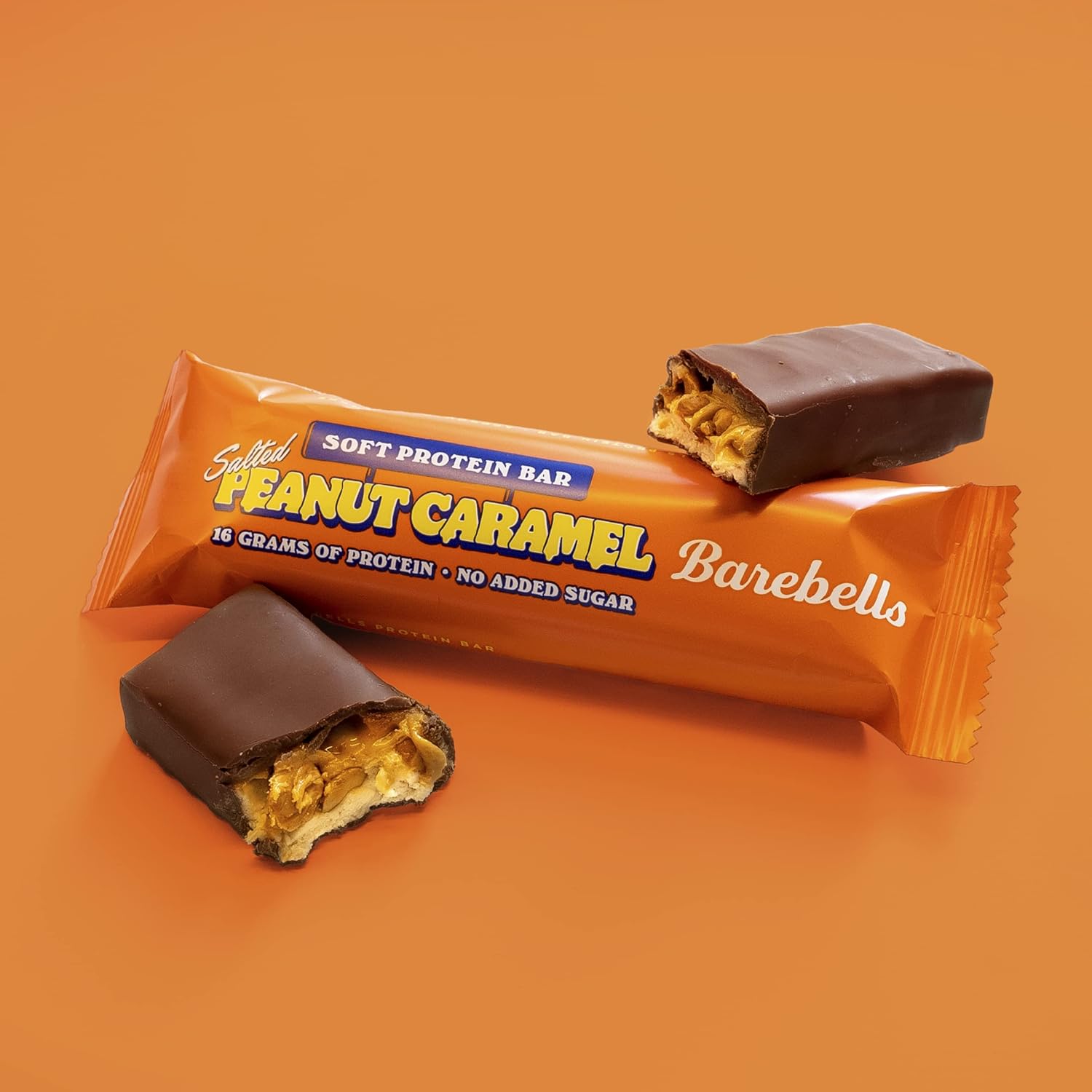 BAREBELLS Soft Bar — Barres protéinées x12 55g Salted Peanut – Image 2