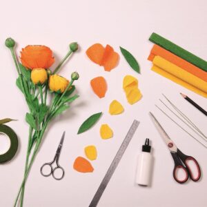 Alternative view of CLAIREFONTAINE — Assortiment de Papiers Crépon Vifs x10