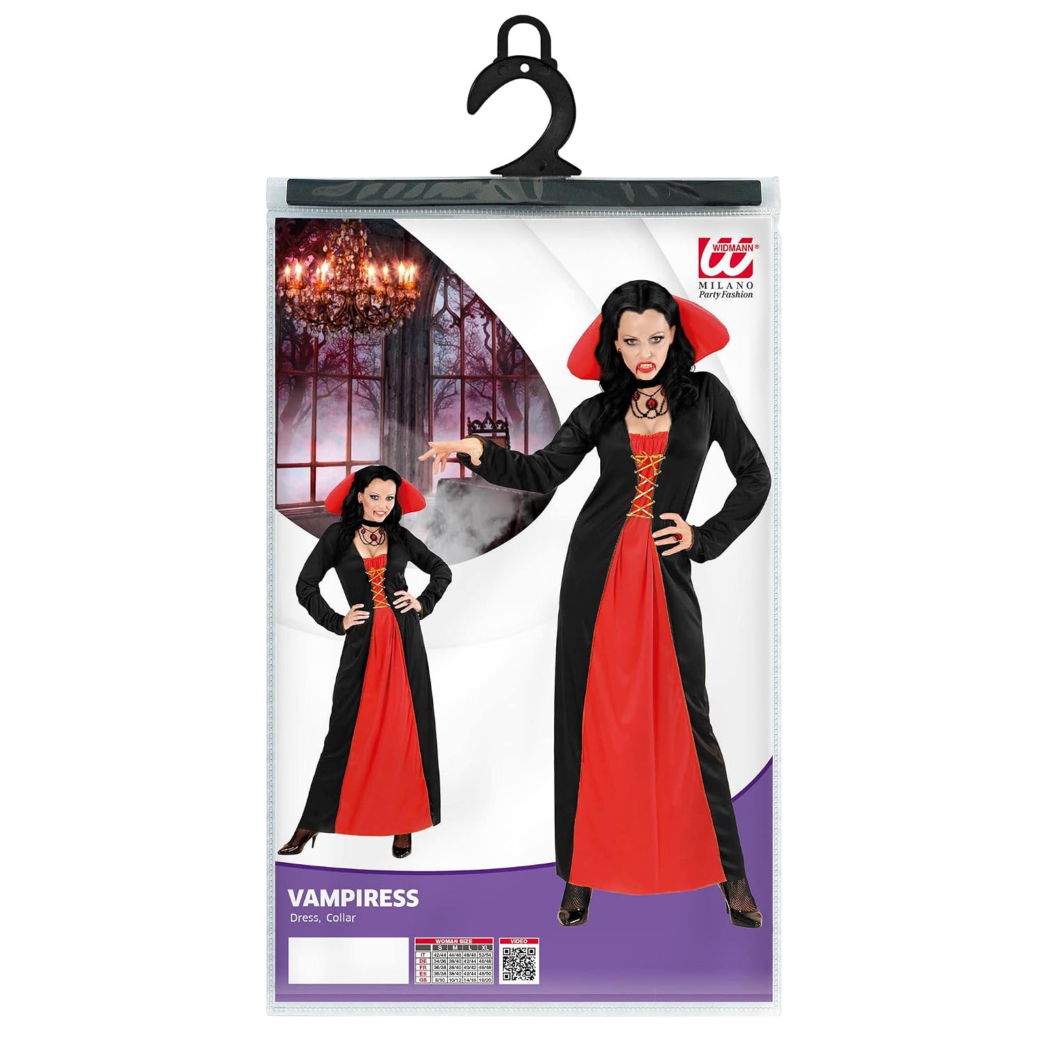 W WIDMANN MILANO — Costume de Vampire Victorienne Femme M – Image 2