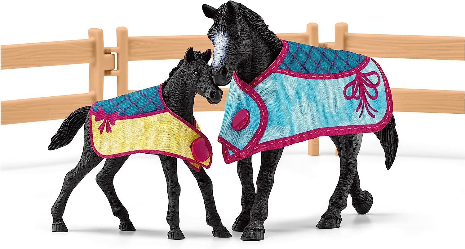 SCHLEICH — Coffret Box pour Cheval avec Jument et Poulain – Image 6