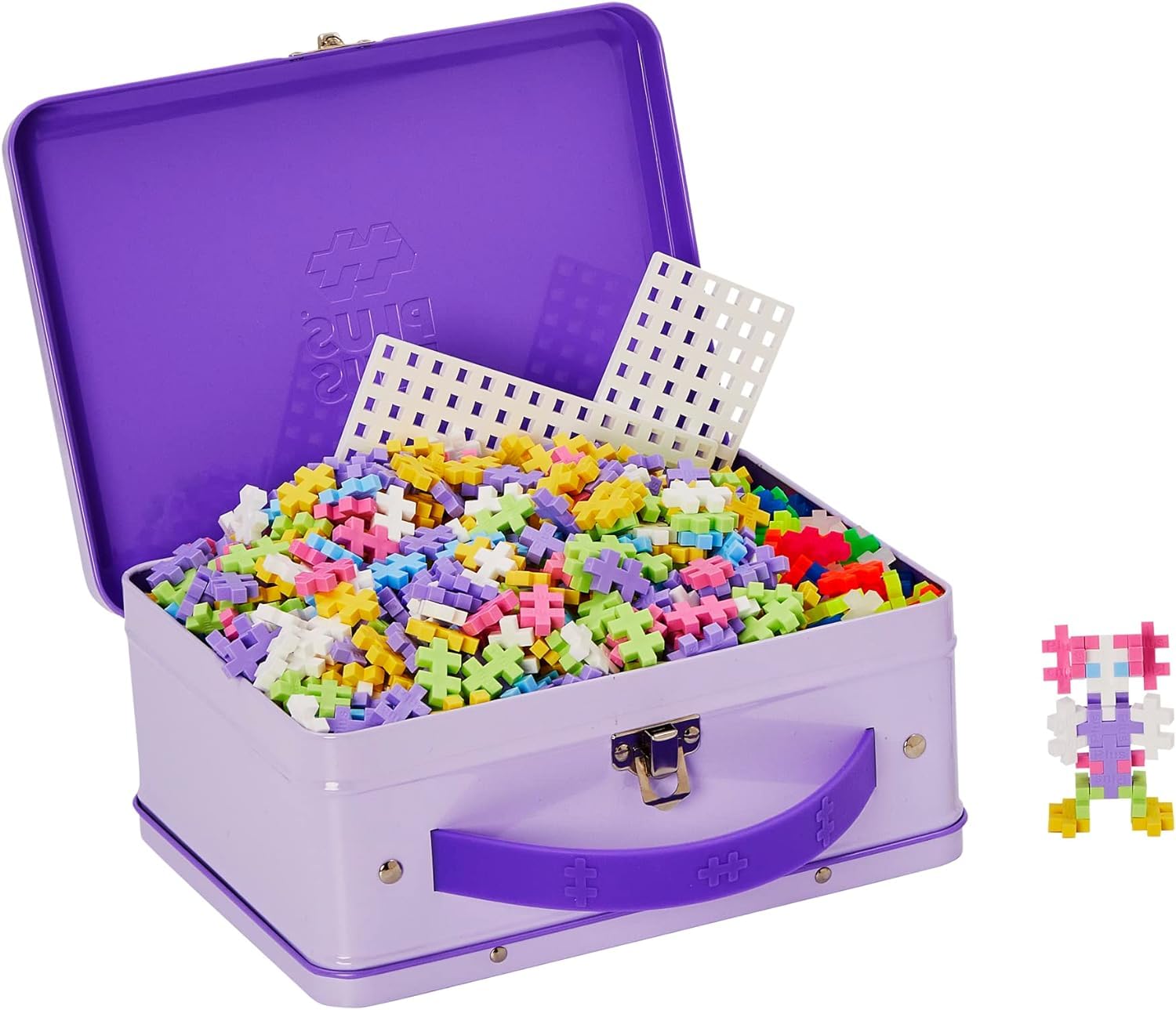 PLUS PLUS — Valisette 600 Briques de Construction Multicolores – Image 2