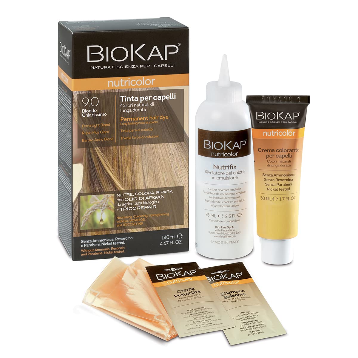 BIOKAP Nutricolor — Teinture cheveux blond très clair 140 ml