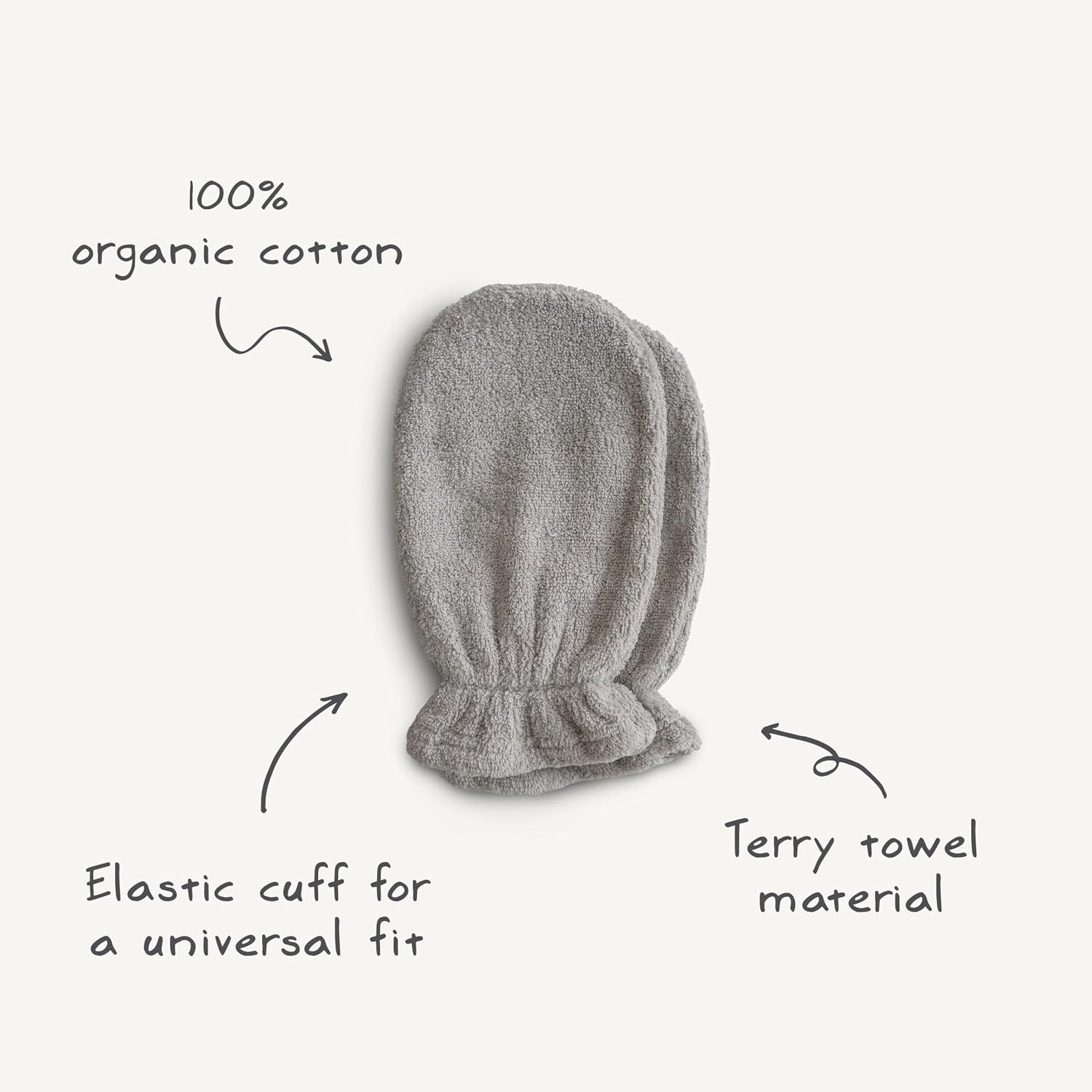 MUSHIE — Lot de 2 Gants de Bain en Coton Bleu – Image 7