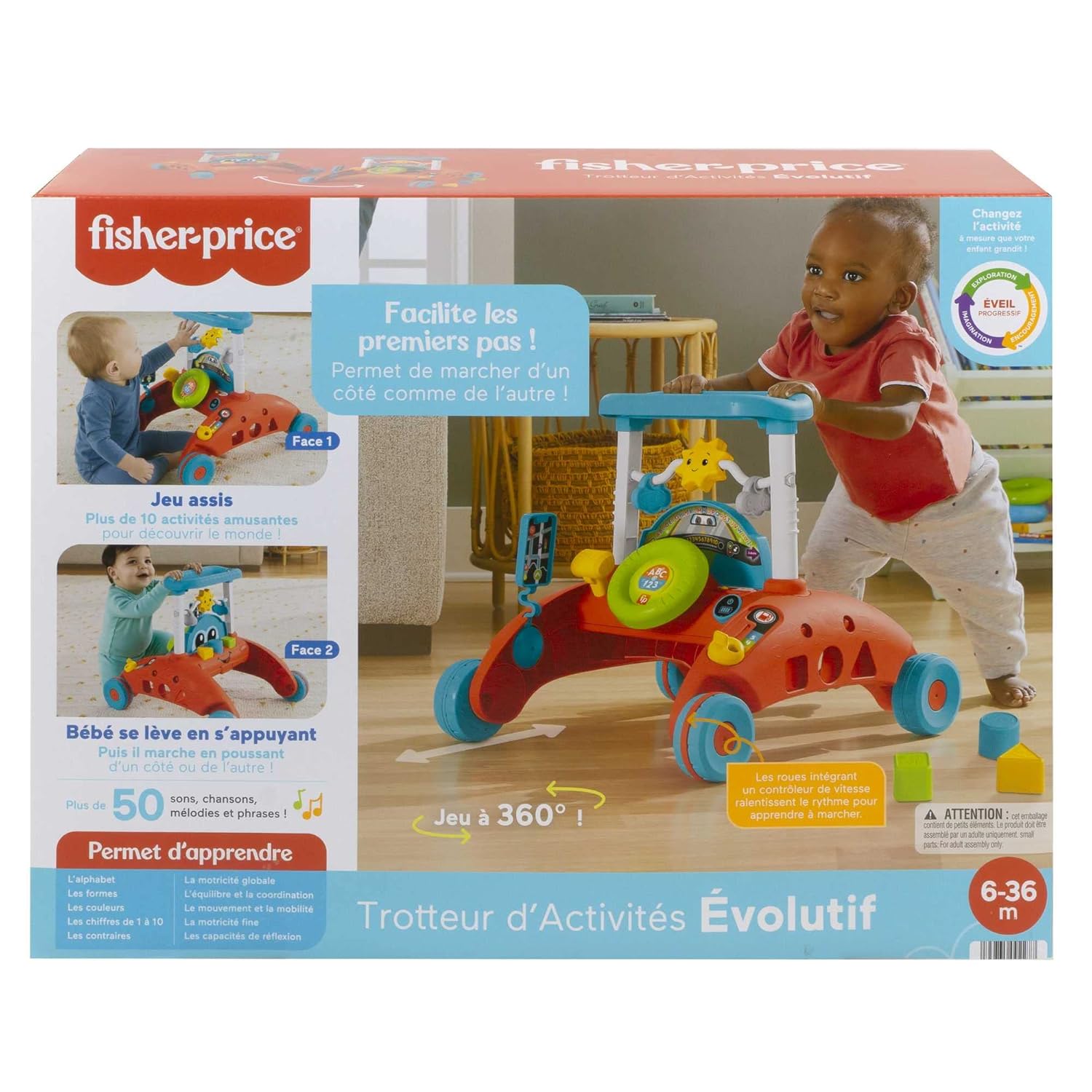 FISHER-PRICE — Trotteur interactif 2 côtés dès 6 mois – Image 5