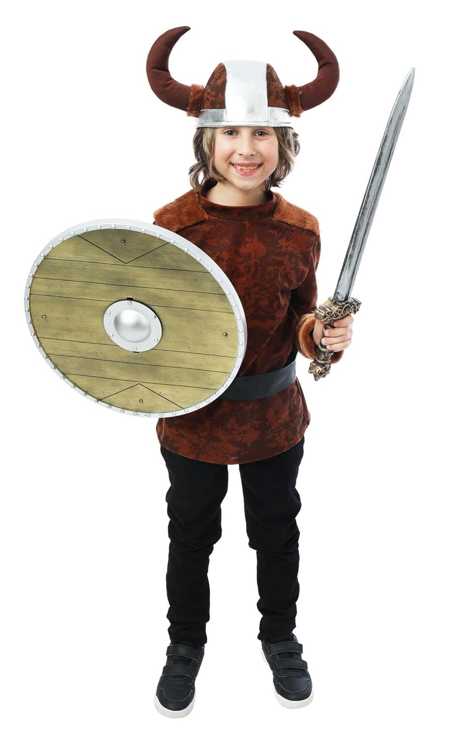P'TIT CLOWN — Costume Viking garçon 7/9 ans – Image 3
