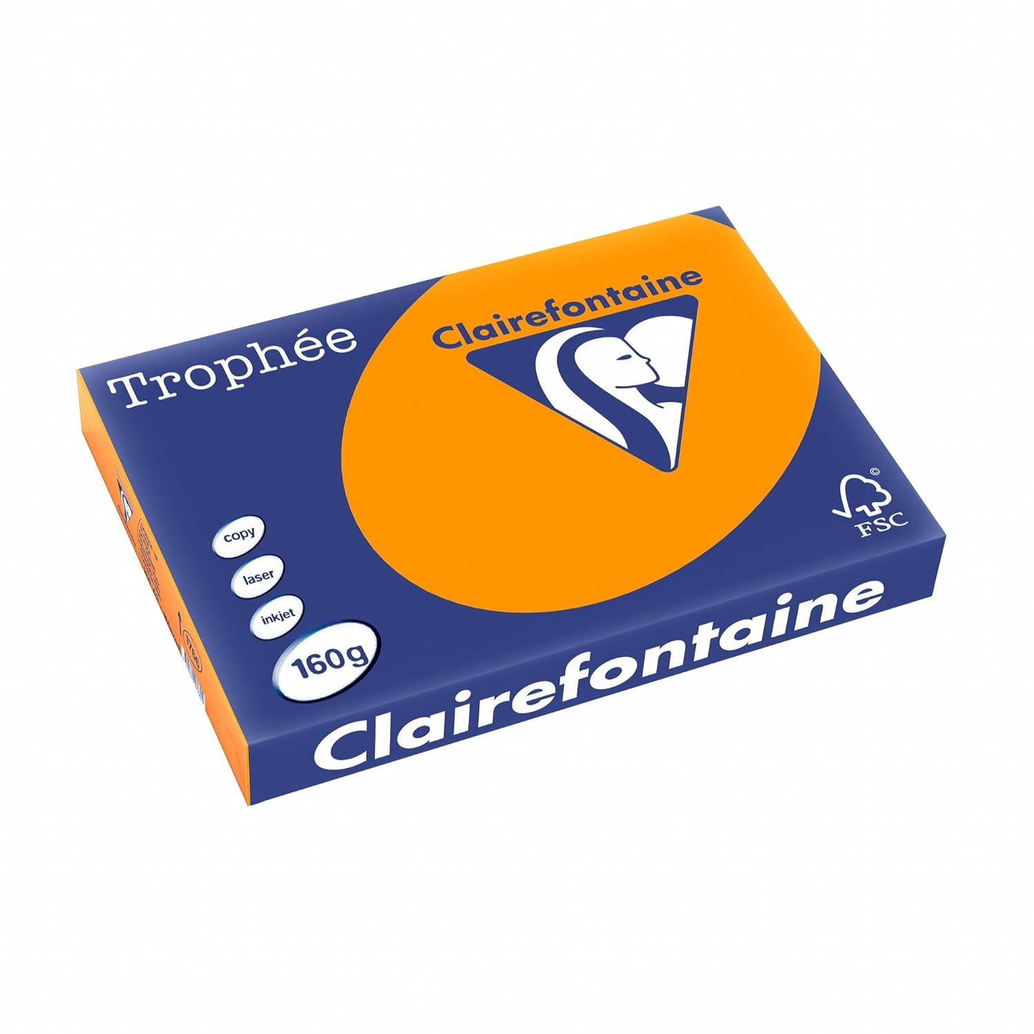 Clairefontaine Ramette de papier Trophée 250 feuilles A3 42 x 29,7 cm Orange