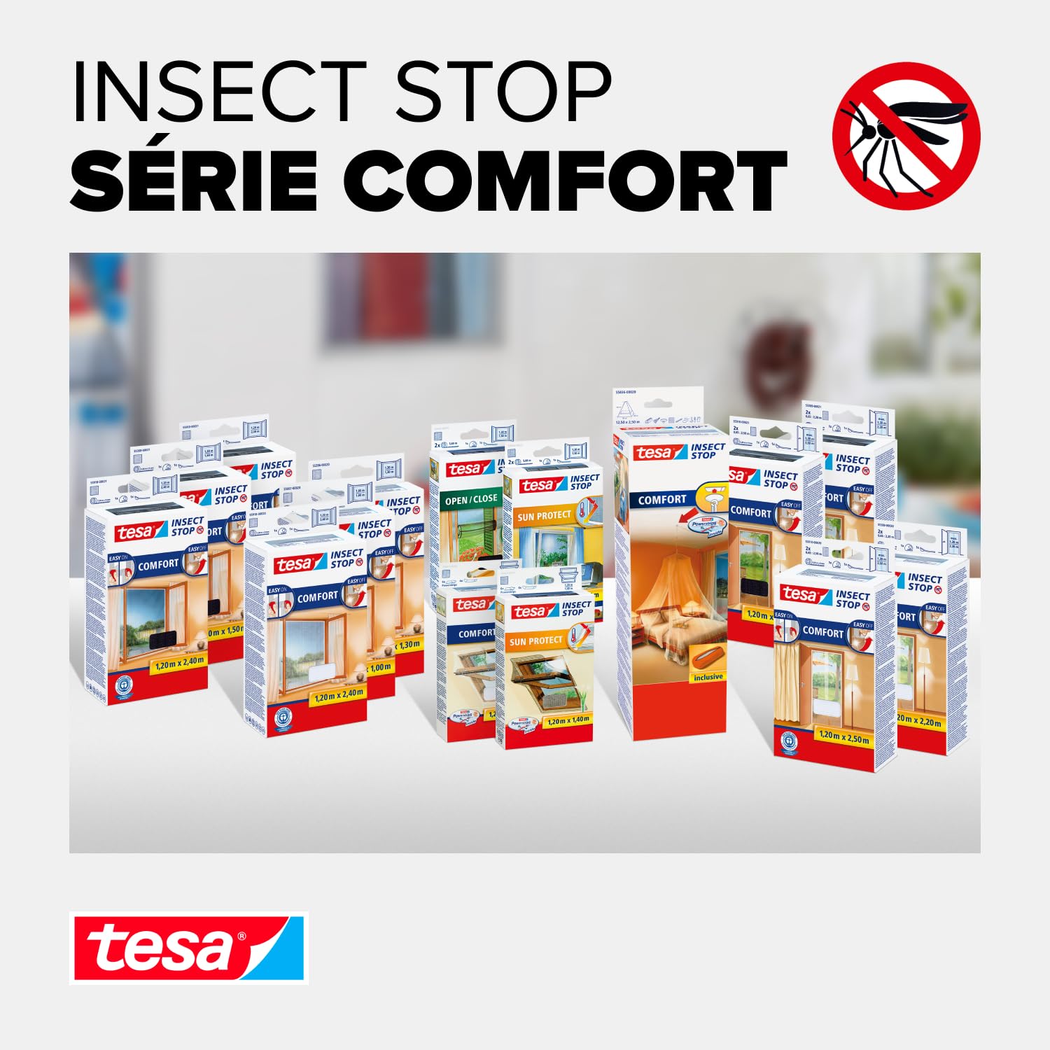 TESA Insect Stop COMFORT — Moustiquaire porte-fenêtre 120x240 cm – Image 6