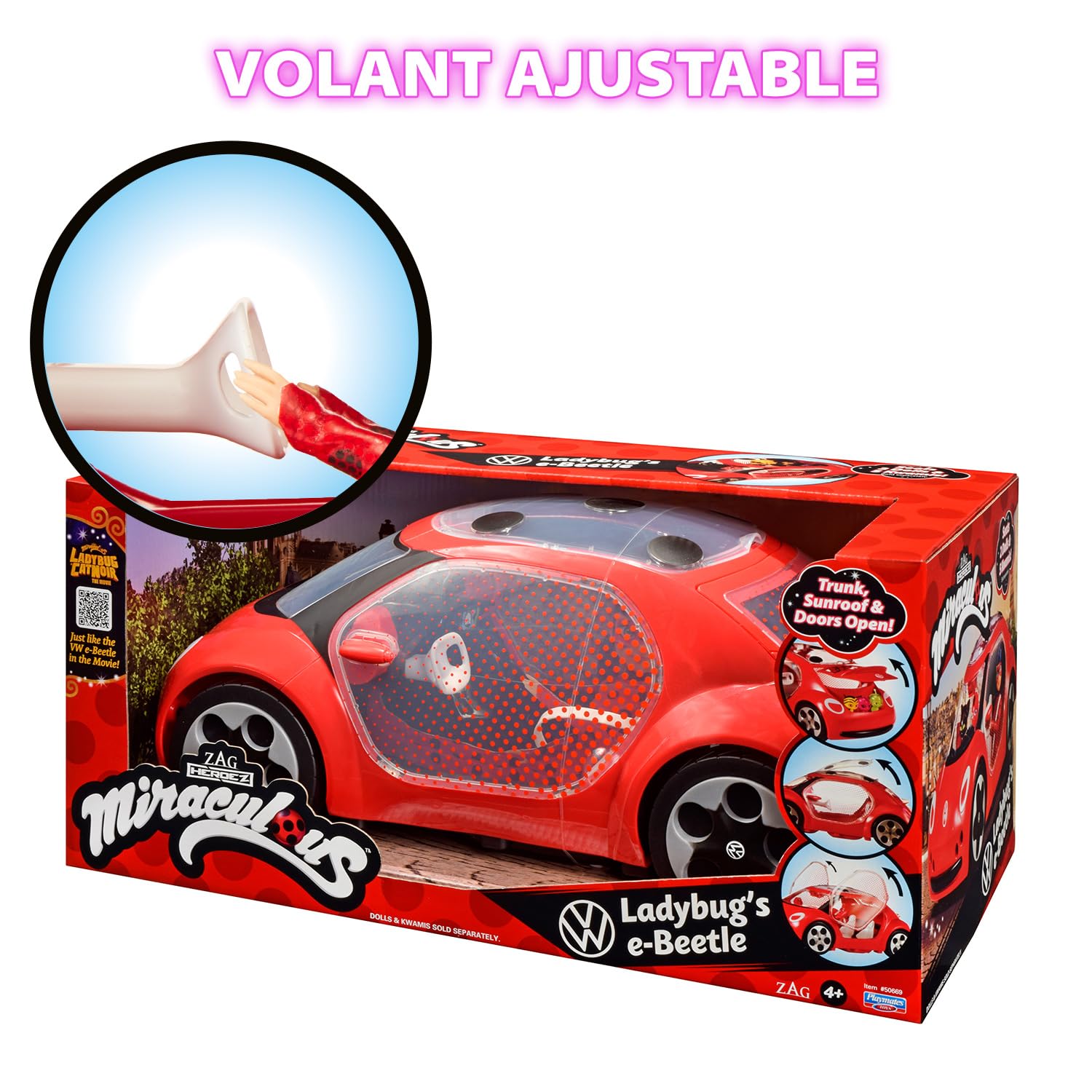 BANDAI — Voiture Volkswagen e-Beetle Ladybug Miraculous – Image 5