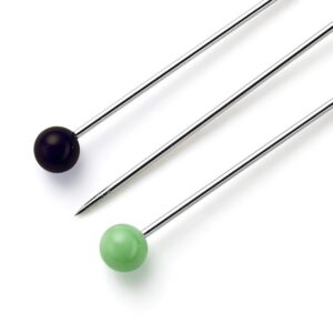 Alternative view of PRYM 32562 Boite à épingles tête de Verre 10g, Combinaison, Multicolore, 30 x 0,60 mm