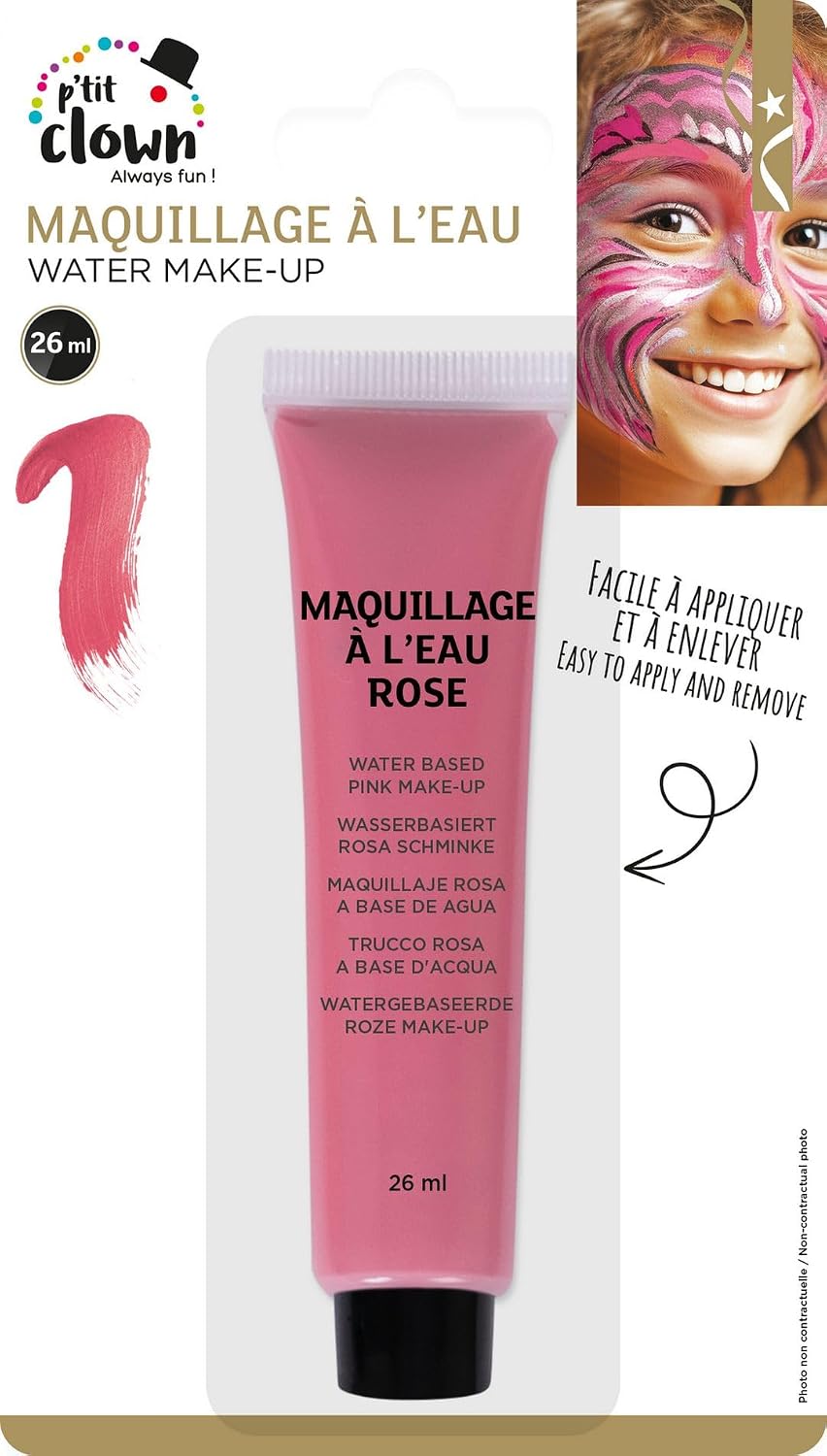 P'TIT CLOWN — Fard à l'Eau avec Pinceau Rose – Image 3
