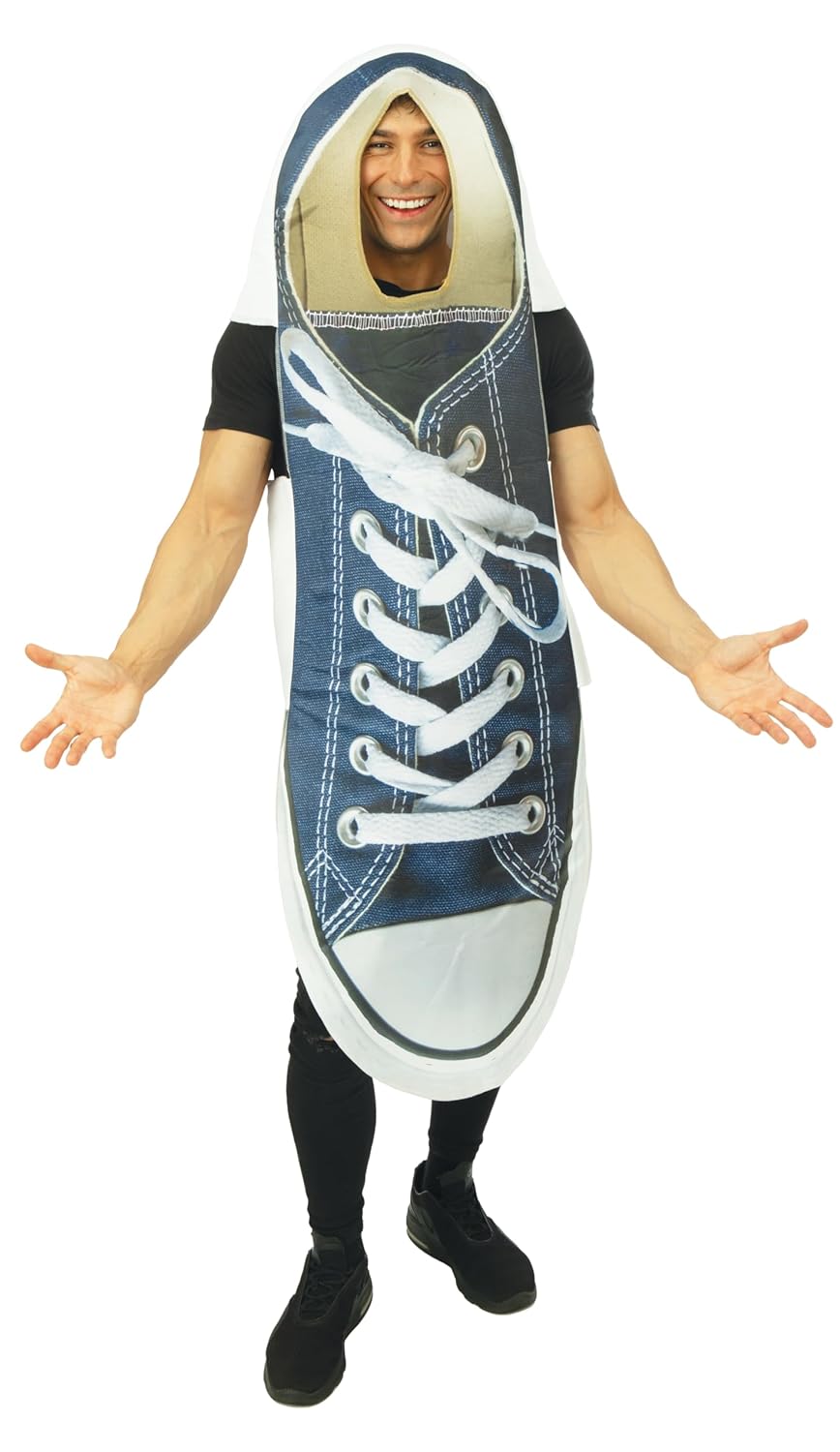 P'TIT CLOWN - Déguisement Humoristique Adulte Unisexe - Costume Cible Chaussure Mona Lisa - Tunique - Carnaval, Fêtes Costumées, Halloween - Taille Unique (Chaussure)