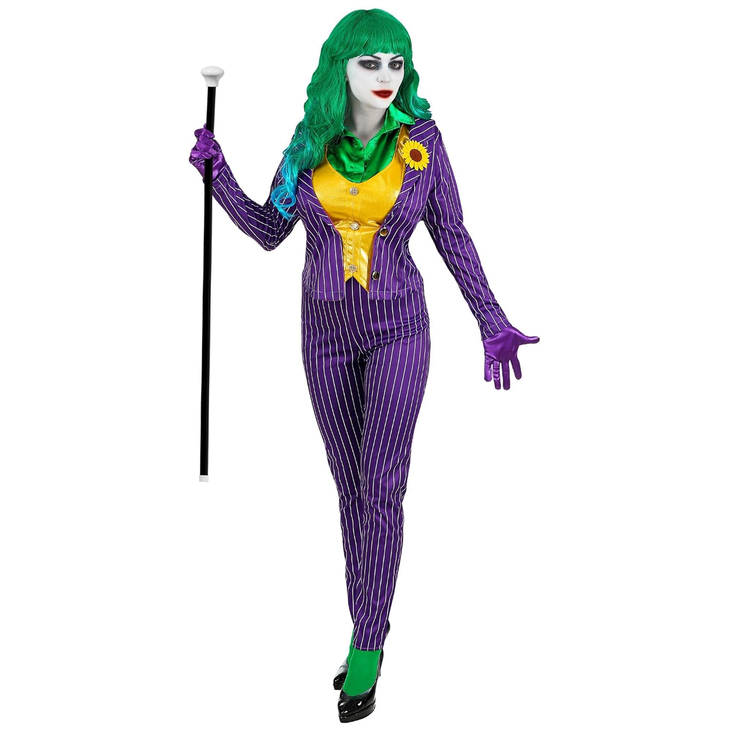 W WIDMANN MILANO Party Fashion - Costume Evil Clown, Killer Clown, Halloween