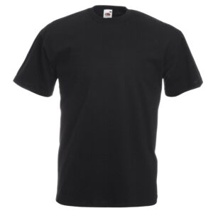 Fruit of the Loom T-shirt pour homme. - Noir - Medium