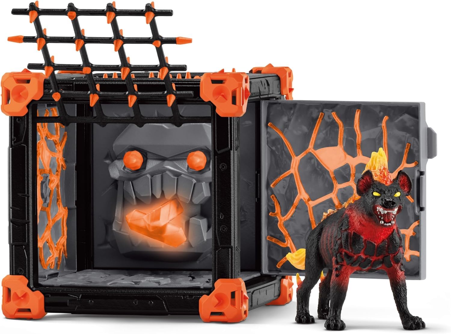 SCHLEICH Eldrador Creatures — Coffret BattleCave Hyène de Lave – Image 2