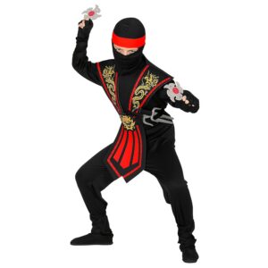 Alternative view of WIDMANN — Costume enfant ninja avec set d’armes 5 à 7 ans