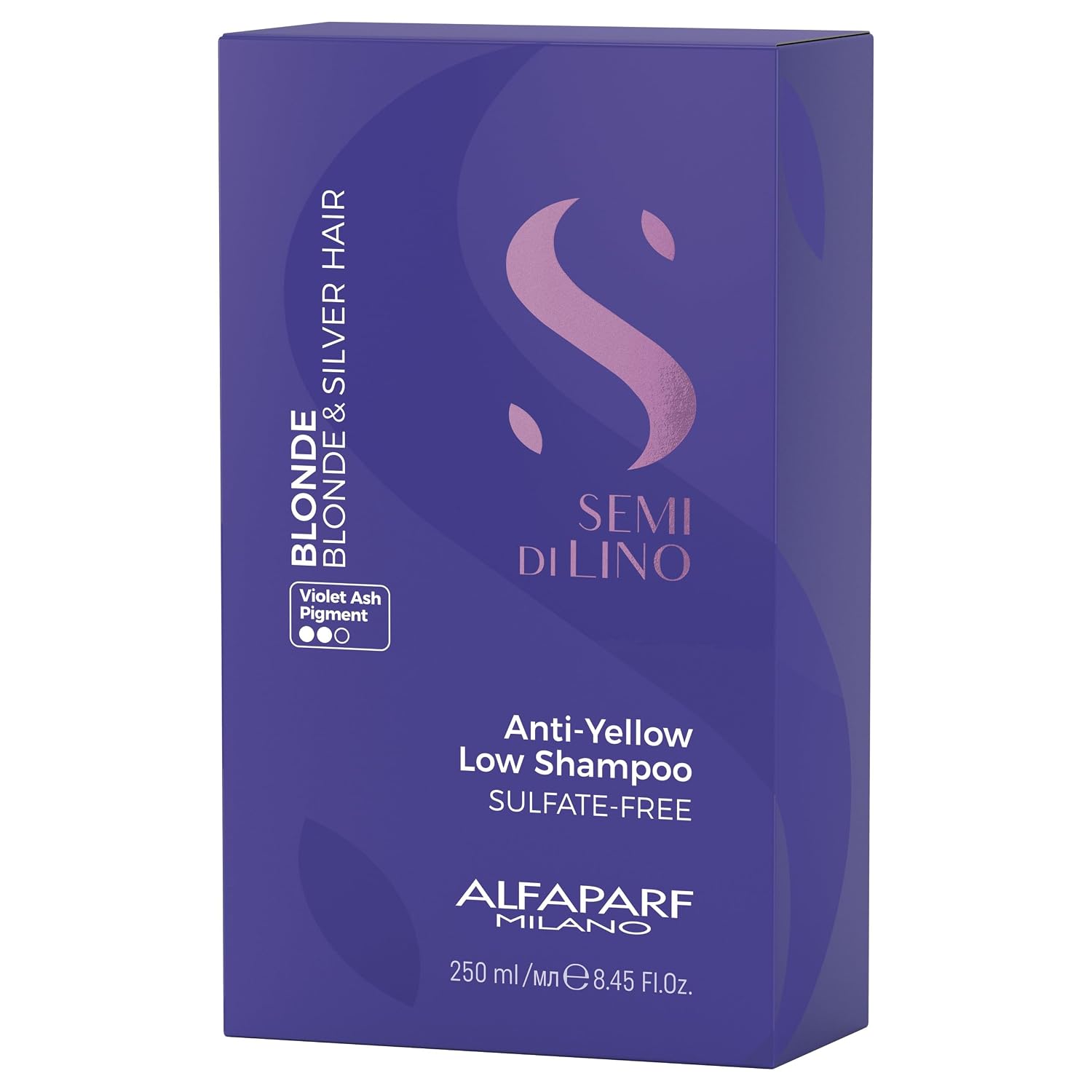 ALFAPARF MILANO Semi di Lino Blonde — Shampooing Anti-Jaune 250ml – Image 4