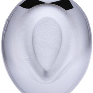 Alternative view of P'TIT CLOWN - 34761 - Chapeau Borsalino - Rayé Noir et Blanc - Gangster, Mafia, Al Capone - Accessoire de Déguisement - Pour Carnaval, Fêtes à Thèmes, Soirées Costumées, Cosplay - Adulte - Blanc