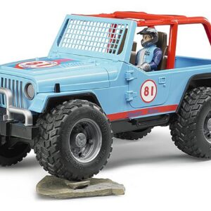 Alternative view of BRUDER 02541 — Jeep Cross Country Racer bleue avec pilote