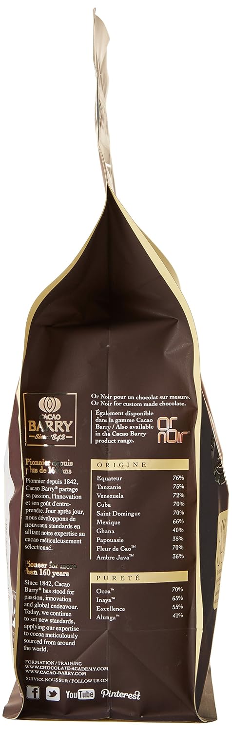 CACAO BARRY Zéphyr — Chocolat Blanc Pistoles 1 kg – Image 5