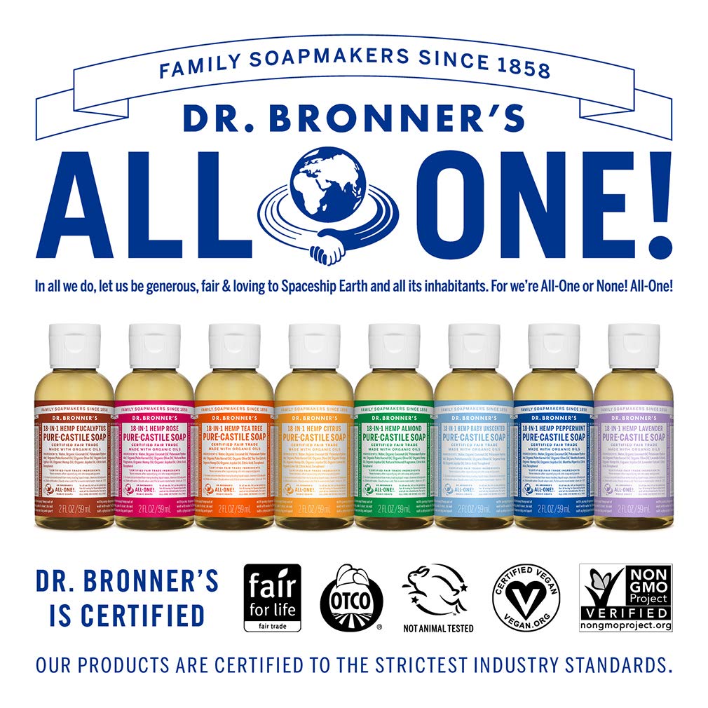 - Bronner's-Savon liquide bio, senteur lavande, 60 ml – Image 5