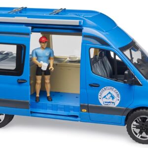Alternative view of BRUDER MB Sprinter Camper — Camping-car avec chauffeur 1:16
