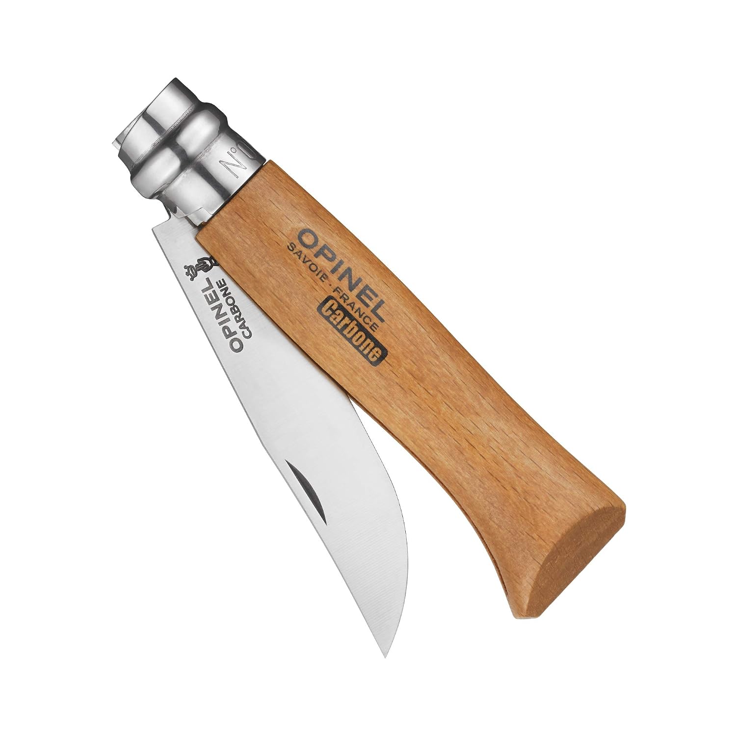 OPINEL N°08 Carbone — Couteau Pliant avec Étui Alpine – Image 3