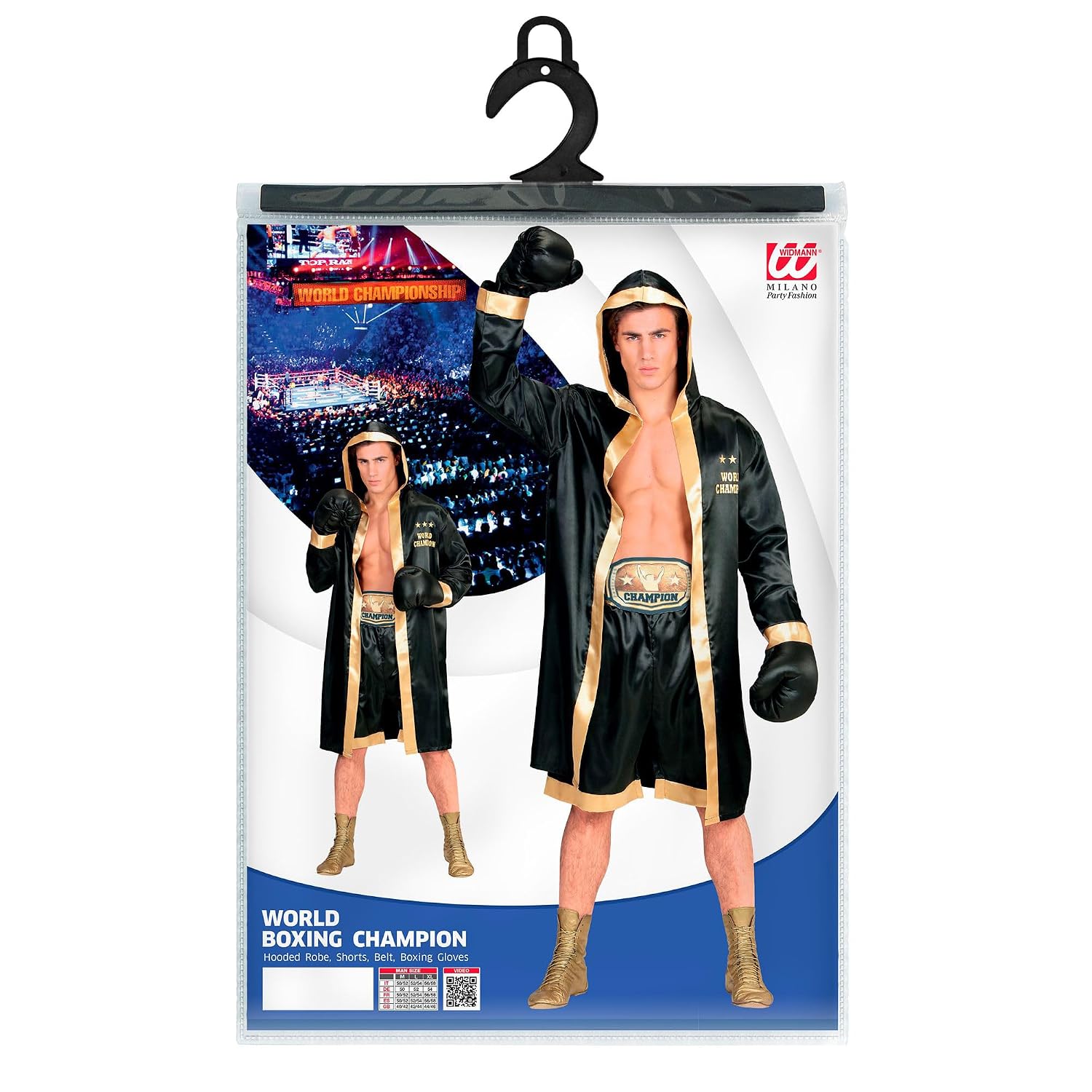 W WIDMANN MILANO Party Fashion — Costume de Boxeur Champion – Image 4