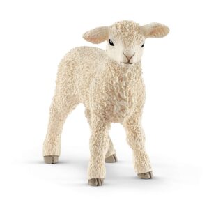Schleich 13883 Agneau, dès 3 Ans, Farm World - Figurine, 5,1 x 2,3 x 4,7 cm