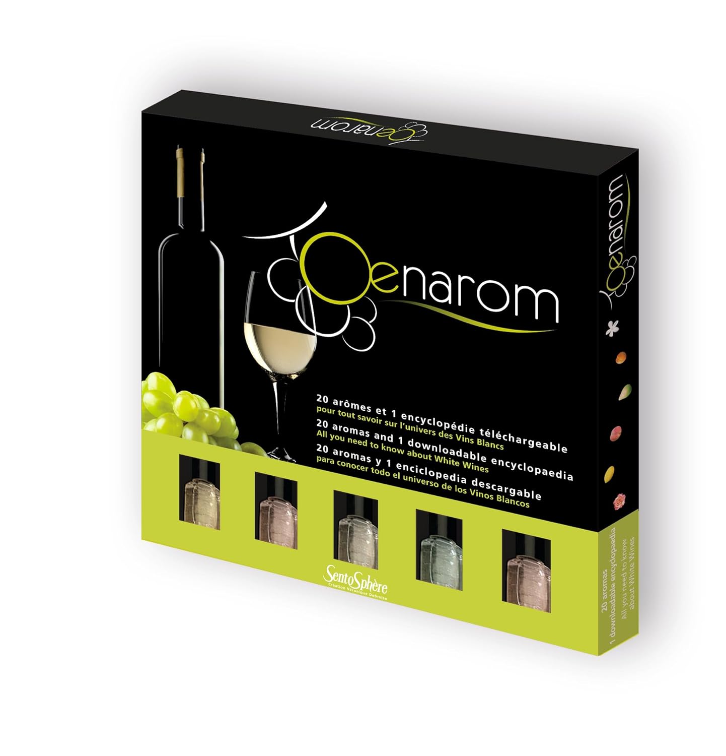 Sentosphere- Jeu de société, 922, Blancs, Blanc.