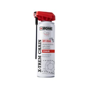 IPONE - Graisse de Chaîne pour Moto Tout-Terrain X-trem Chain Off-Road – Résiste aux conditions extrêmes – Pulvérisation précise sans projection – Diffuseur Multi-positions- 250 ml
