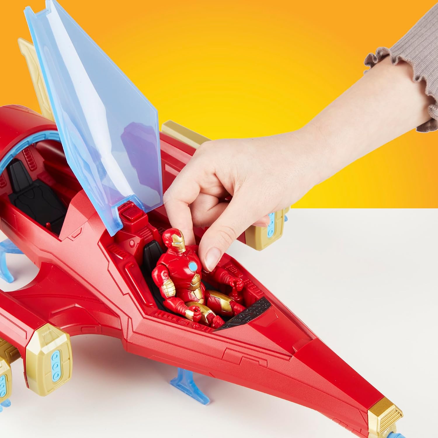 HASBRO Marvel Avengers — Jet de Combat Iron Man 10 cm – Image 5
