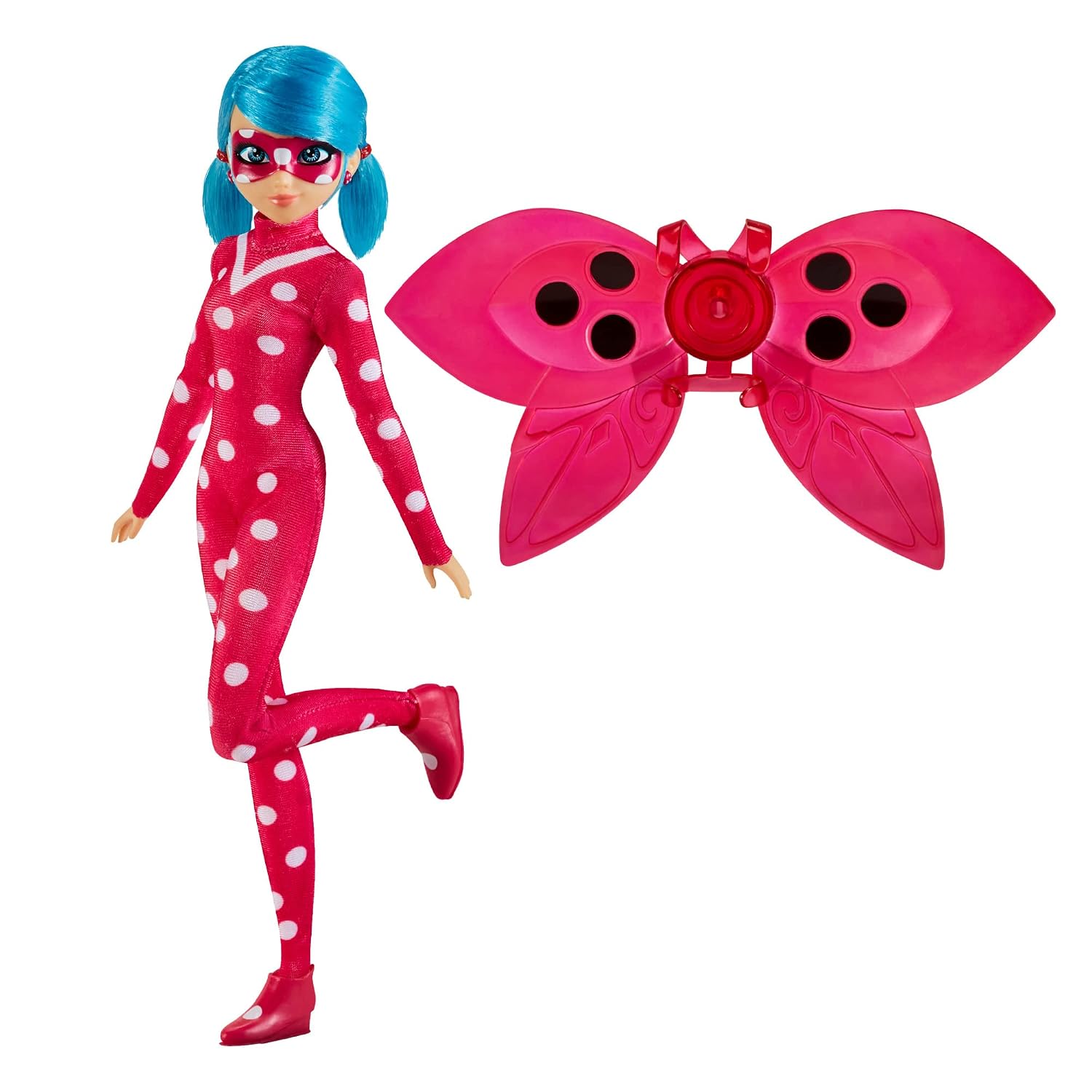 BANDAI Miraculous Ladybug — Poupée Cosmobug articulée 26 cm – Image 3