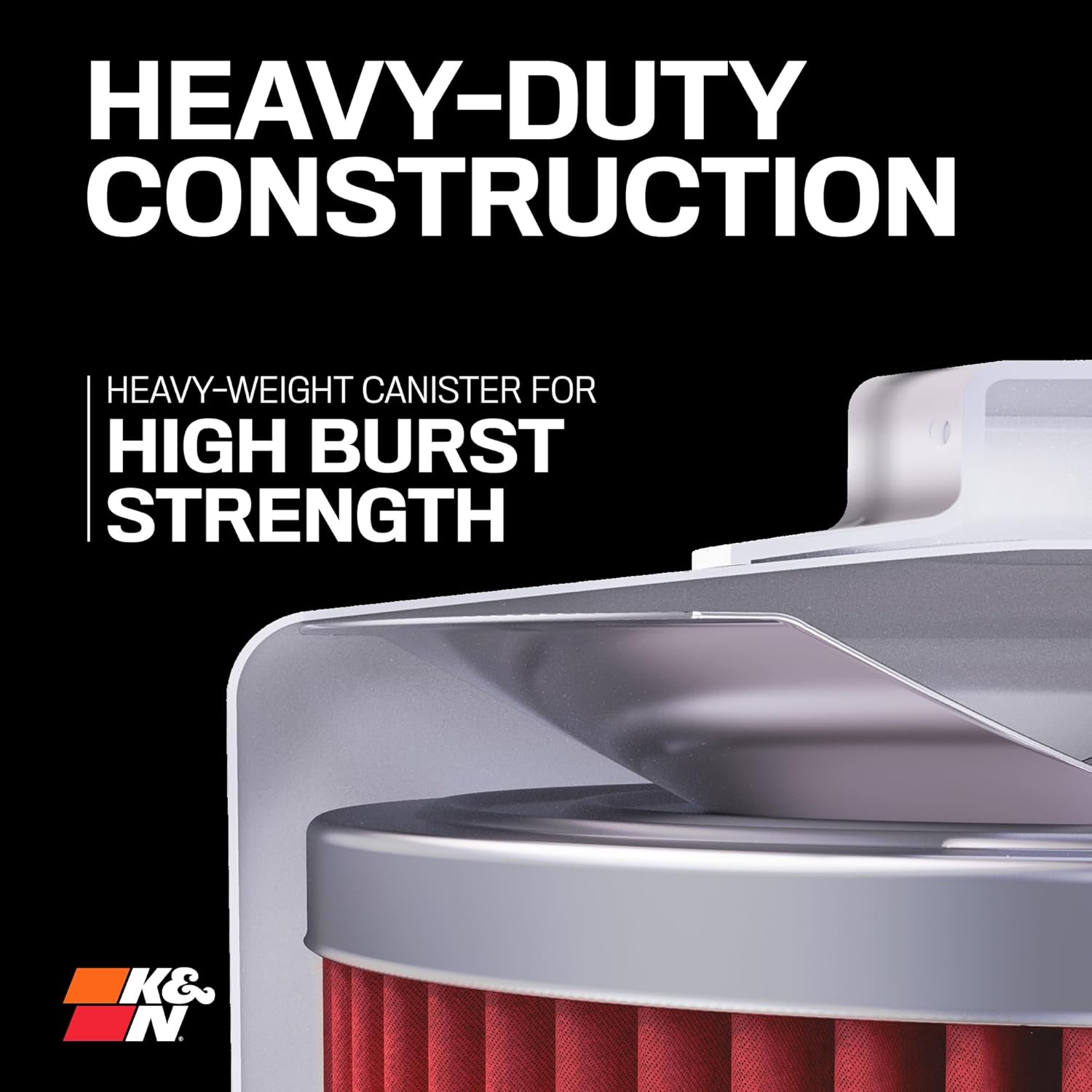 K&N Filtre à huile pour motos : Conçu pour une utilisation avec des huiles synthétiques ou conventionnelles. Pour certains modèles de motos Kawasaki, Yamaha, Honda, Polaris, KN-303 (Cartouche 66x83mm) – Image 3
