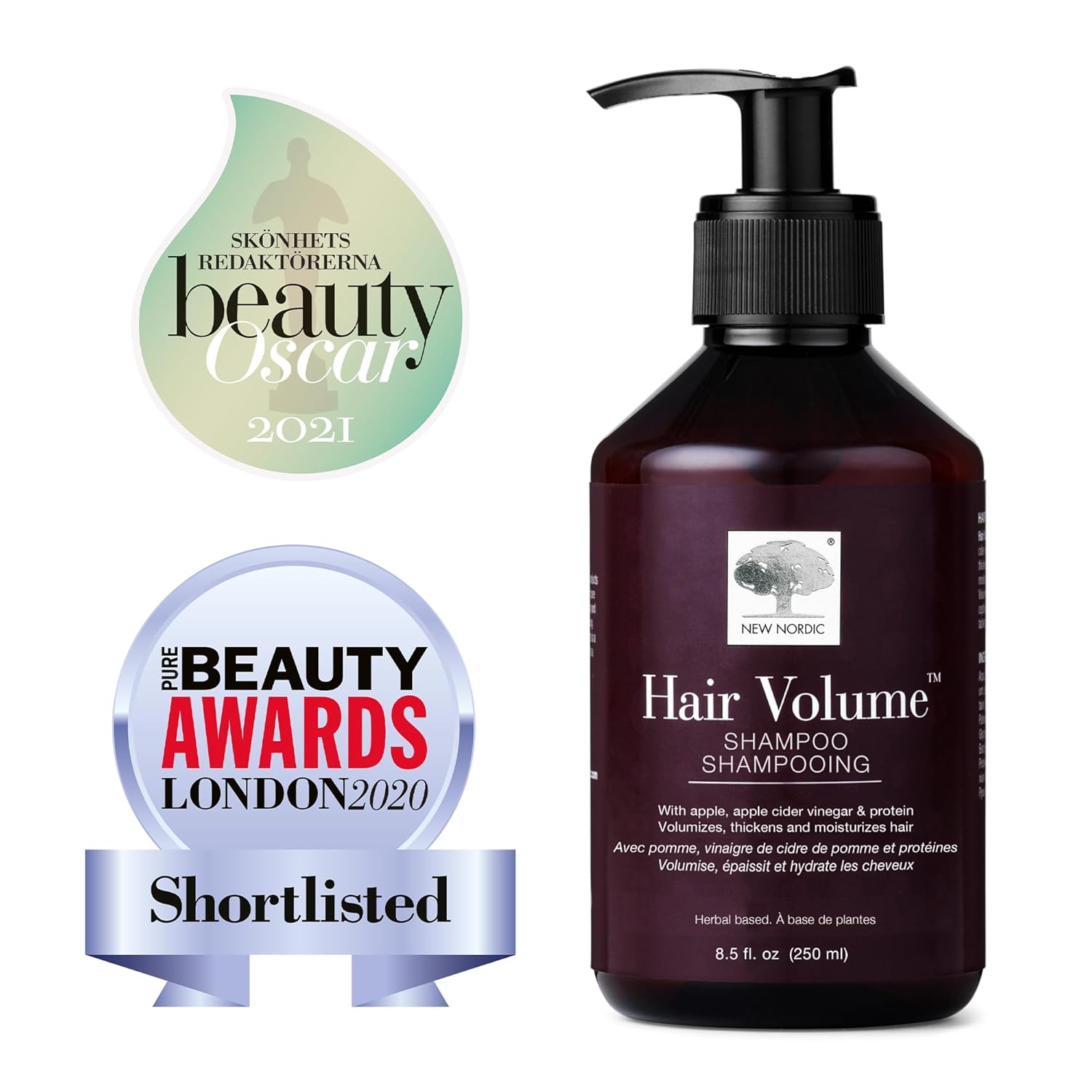 NORDIC HAIR — Shampooing volumisant 250 ml cheveux secs et abîmés – Image 4