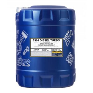 MANNOL Huile moteur DIESEL TURBO 5W-40 Huile synthétique Huile ACEA A3/B4 API CI-4 API SN 10 L