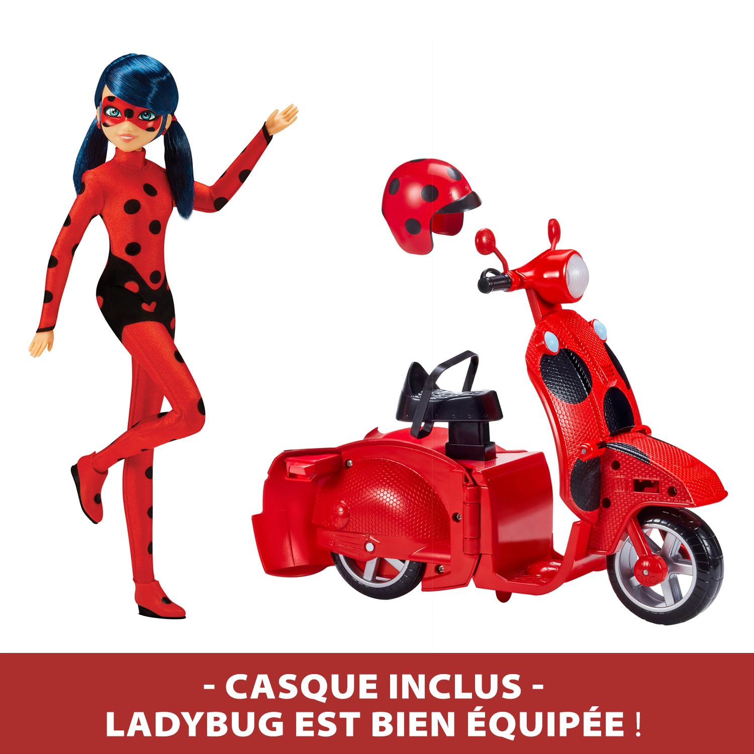 BANDAI Miraculous Ladybug — Coffret Scooter + Poupée 26cm – Image 3